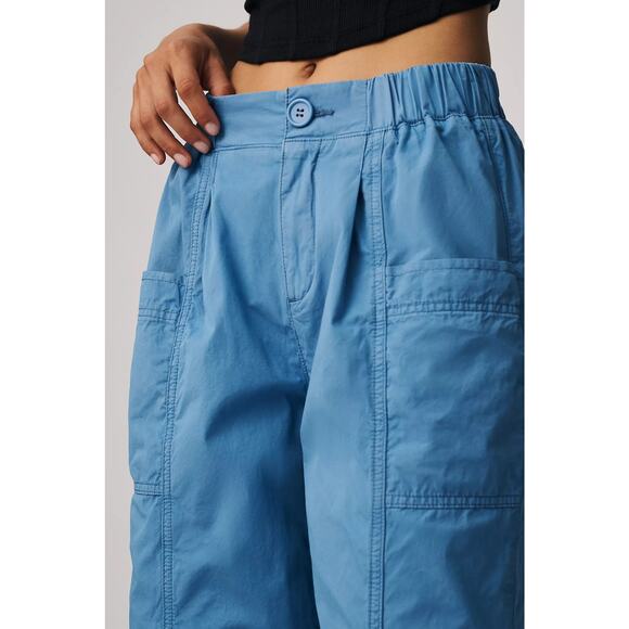 Pilcro Ruched Crop Utility Pants - New 30 Waist - Picture 3 of 6